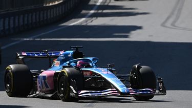 El piloto español Fernando Alonso durante el Gran Premio de Azerbaiyán en la Fórmula 1