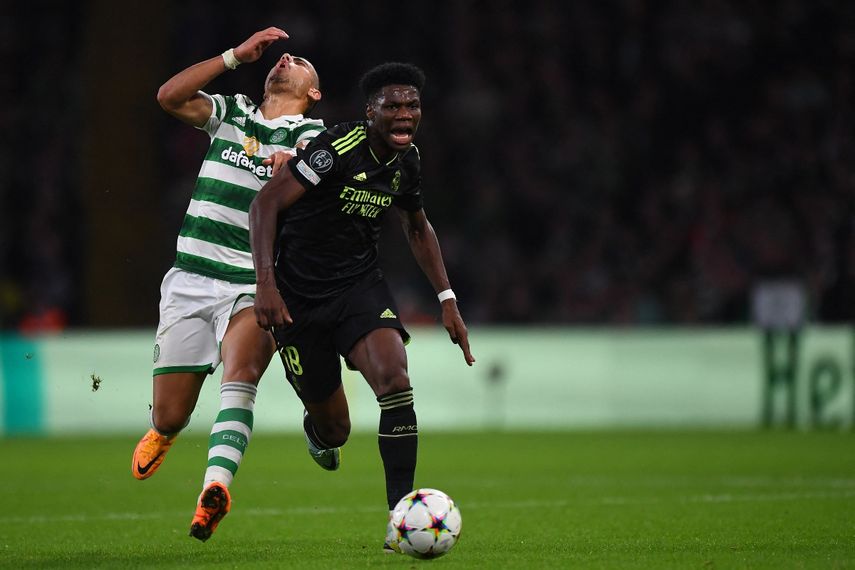 El joven Aurélien Tchouaméni, uno de los fichajes del Real Madrid en el pasado mercado