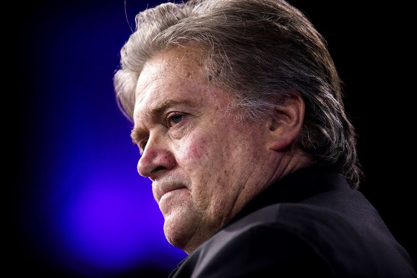 Foto de archivo de&nbsp;Steve&nbsp;Bannon, antiguo estratega jefe de. presidente Donald Trump.