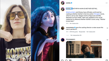 Kathryn Hahn interpreta a la icónica Madre Gothel en&nbsp;Enredados&nbsp;de Walt Disney Studios