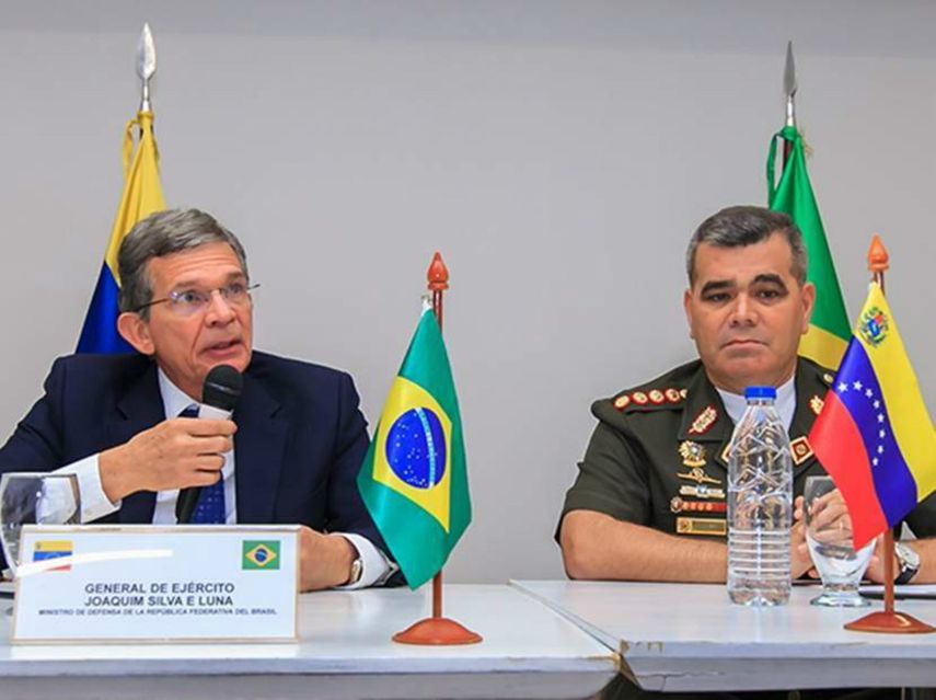 Silva e Luna y su homólogo venezolano se reunieron la víspera en Puerto Ordaz, en el estado de Bolívar, para acercar posiciones entre ambos países en materia de Defensa y abordar la situación migratoria.