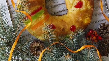 Roscón de reyes.