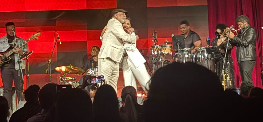 Haydée Milanés y Pancho Céspedes. 