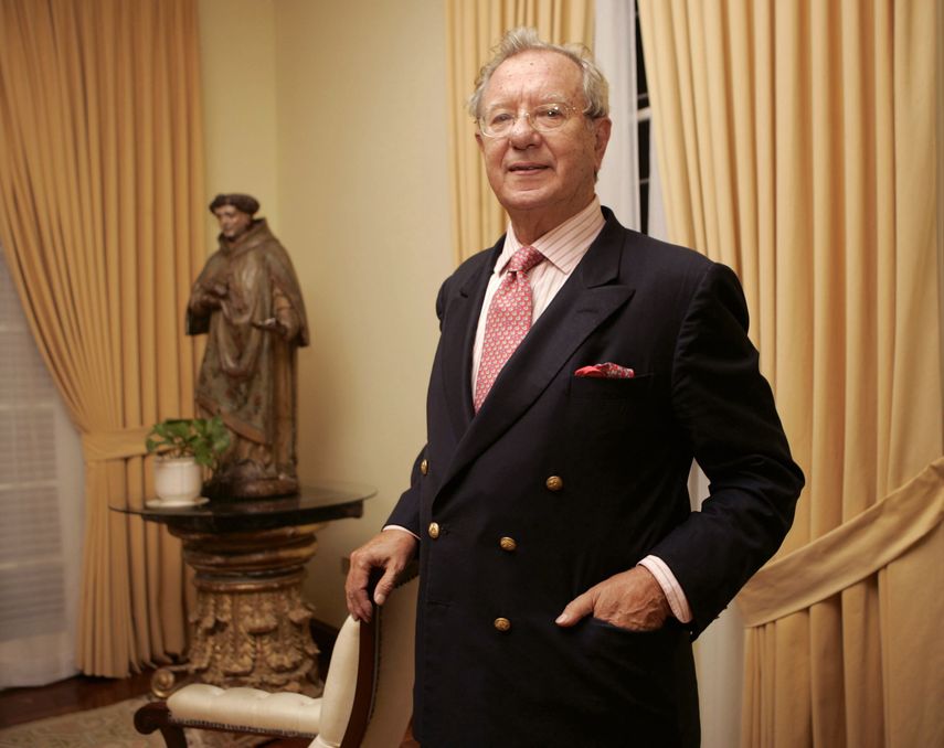 Raúl Morodo en una imagen de 2007, tras concluir su misión diplomática como embajador de España en Venezuela.&nbsp;