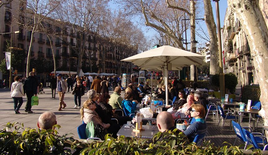 Paseo de Gracia, Barcelona.