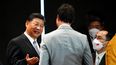 El presidente del régimen de China, Xi Jinping dialoga con su homólogo canadiense.&nbsp;