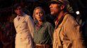 En esta fotografía de archivo proporcionada por Disney se ve, de izquierda a derecha, a Jack Whitehall, Emily Blunt y Dwayne Johnson en una escena de Jungle Cruise. En esta fotografía de archivo proporcionada por Disney se ve, de izquierda a derecha, a Jack Whitehall, Emily Blunt y Dwayne Johnson en una escena de Jungle Cruise.