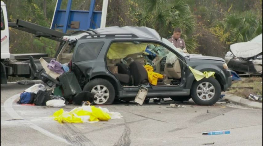 El accidente ocurrió en la US 1, en el condado Flagler, cerca de la ciudad de Bunnell, durante la mañana de este domingo.&nbsp;