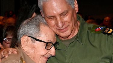 Raúl Castro y Miguel Díaz-Canel.&nbsp;