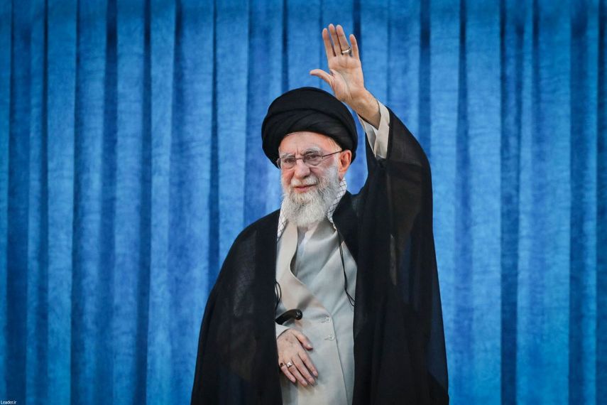 El llamado líder supremo de Irán el Ayatolá Alí Jamenei.