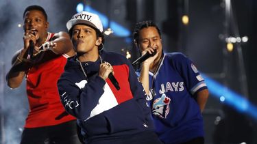 El cantante Bruno Mars.