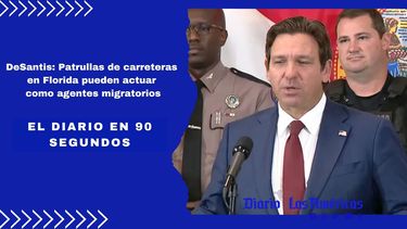 desantis: patrullas de carreteras en florida pueden actuar como agentes migratorios