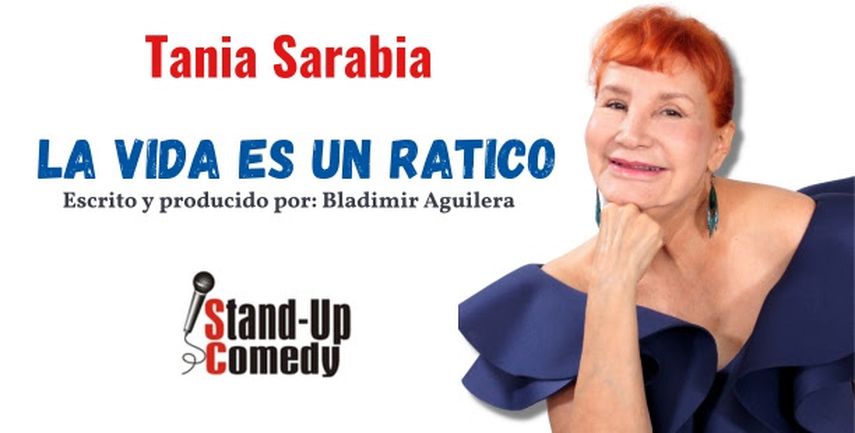 La actriz venezolana Tania Sarabia presenta La vida es un ratico.