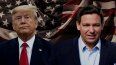 El expresidente Donald Trump y el gobernador Ron DeSantis.&nbsp;