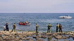 Imagen de referencia del servicio de a Guardia Costera cubana Imagen de referencia del servicio de a Guardia Costera cubana