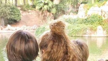 Shakira con sus dos hijos&nbsp;Milan y Sasha.