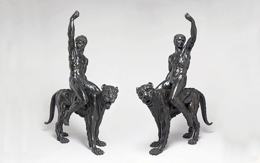 Las esculturas miden cerca de un metro de altura y están expuestas en el Museo Fitzwilliam hasta el 9 de agosto. (EFE)