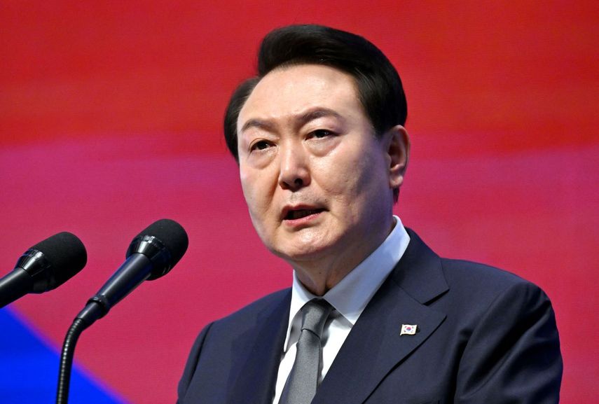 El destituido presidente de Corea del Sur, Yoon Suk Yeol.