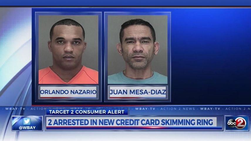 Los sospechosos de robo de identidad son Orlando Nazario, de 28 años, y Juan Mesa-Díaz, de 41 años.
