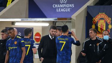 Llegó el primer triunfo europeo de Michael Carrick como técnico del Manchester United, gracias a un gol de Cristiano Ronaldo