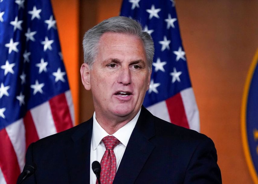 El presidente de la Cámara de Representantes, Kevin McCarthy.