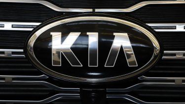 El parachoques de un modelo Telluride 2020 de Kia, en Pittsburgh, el 13 de febrero de 2020.&nbsp;