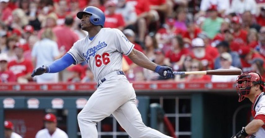 Puig la botó dos veces frente a los Rojos y llegó a 12 jonrones esta temporada.&nbsp;