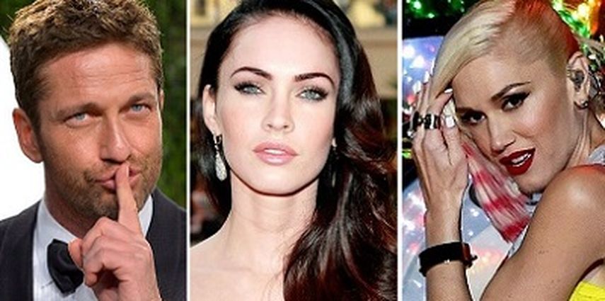 Los actores Gerard Butler, Megan Fox y la cantante Gwen Stefani. (CORTESÍA). 