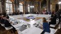 Reunión de los representantes de los 27 países de la Unión Europea, en el Palacio de Versalles, cerca de París. 