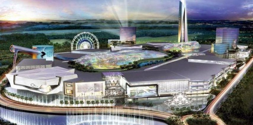 Según el alcalde Carlos Giménez, American Dream Miami dará un impulso económico histórico al condado. Foto American Triple Five