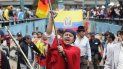 Manifestantes indígenas antigubernamentales gritan consignas contra el presidente Lenín Moreno y sus políticas económicas durante una huelga nacional en Quito, Ecuador, el miércoles 9 de octubre de 2019. Manifestantes indígenas antigubernamentales gritan consignas contra el presidente Lenín Moreno y sus políticas económicas durante una huelga nacional en Quito, Ecuador, el miércoles 9 de octubre de 2019.