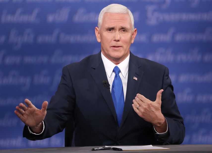 Pence afirmó este sábado que no puede defender los comentarios sexistas de Donald Trump de 2005&nbsp;