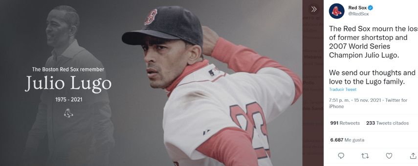 El dominicano Julio Lugo jugó en 266 juegos para los Medias Rojas de Boston