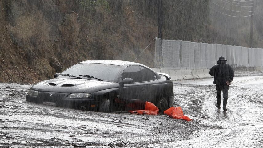 California ya recibió el embate de fuertes lluvias a inicios de 2018.