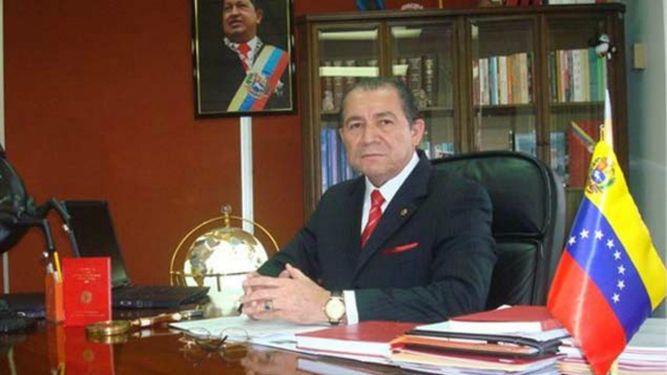 El embajador de Venezuela en Panamá, Jorge Durán Centeno. 