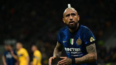 El mediocampista del Inter de Milán, Arturo Vidal ya está con la selección de Chile