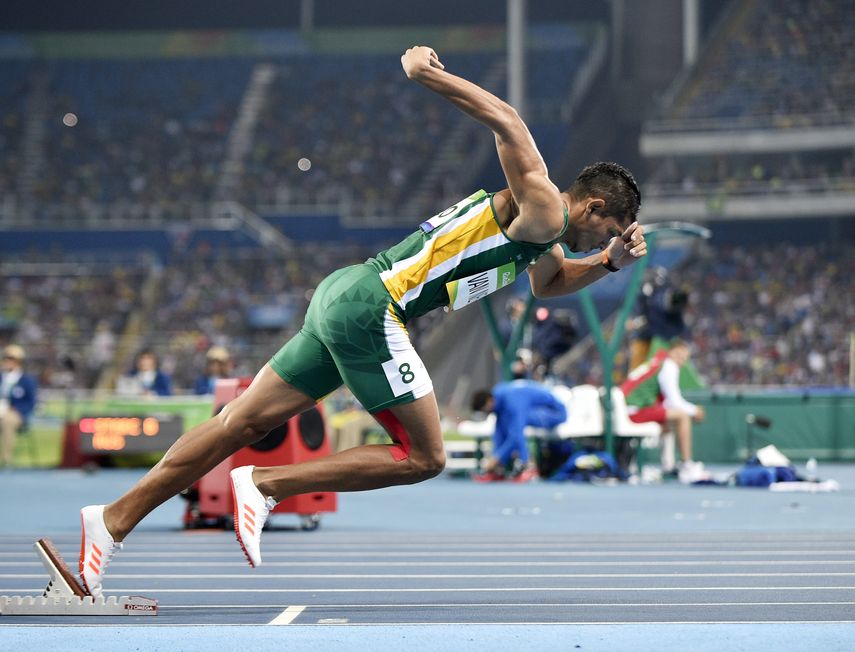 Wayde&nbsp;van&nbsp;Niekerk se destacó en la pista durante su presentación en Rio de Janeiro 2016