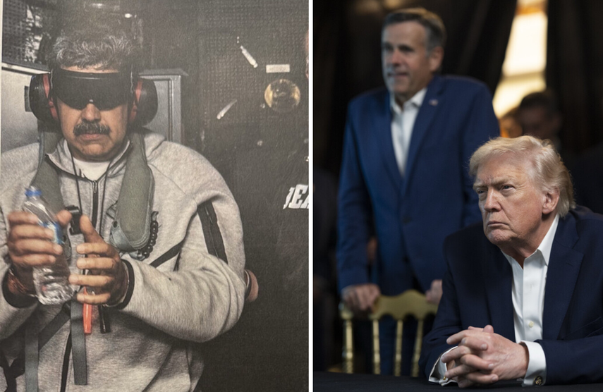 Captura del dictador Nicolás Maduro, el 3 de enero de 2026.&nbsp;