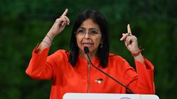 Delcy Rodríguez, gobernante encargada de Venezuela tras ser vicepresidente del régimen madurista.