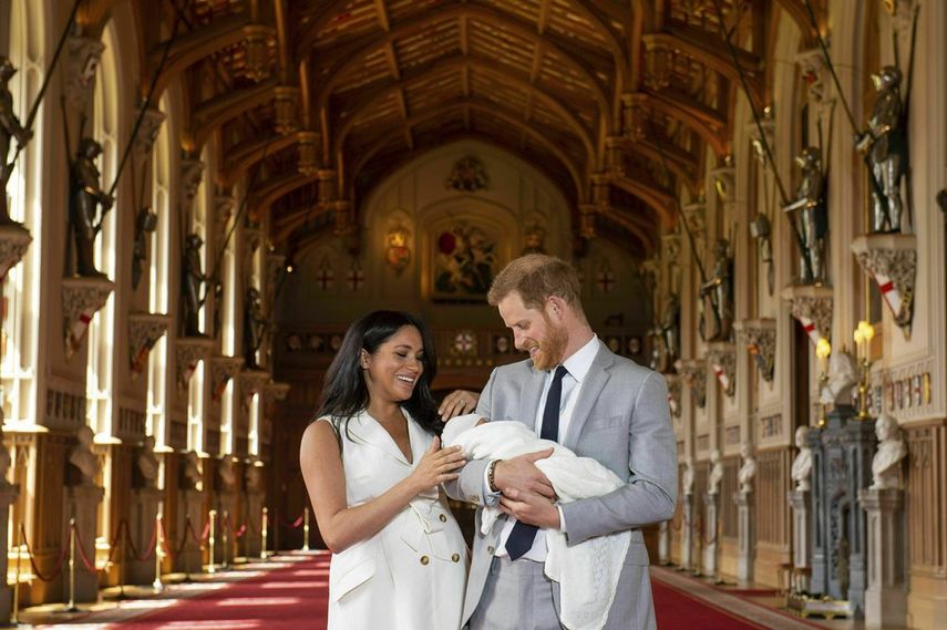 Foto del 8 de mayo de 2019. El pr&iacute;ncipe Harry y su esposa Meghan.&nbsp;