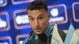 El seleccionador de Argentina, Lionel Scaloni, habla durante una conferencia de prensa, el 18 de noviembre de 2024. El seleccionador de Argentina, Lionel Scaloni, habla durante una conferencia de prensa, el 18 de noviembre de 2024.