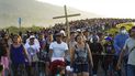 Inmigrantes en caravana intentan cruzar la frontera de EEUU. Inmigrantes en caravana intentan cruzar la frontera de EEUU.