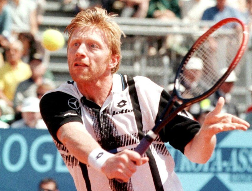 El alemán Boris Becker es reconocido como uno de los grandes tenistas de la historia.