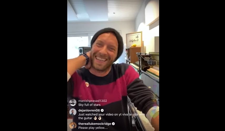 El l&iacute;der de&nbsp;Coldplay, Chris Martin.&nbsp;