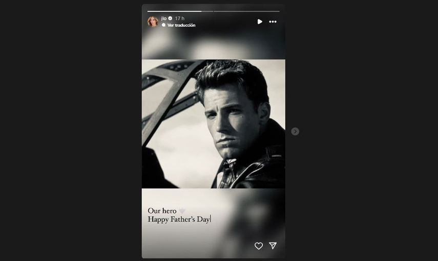 Jennifer López Dedica Mensaje A Ben Affleck Por El Día De Los Padres