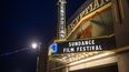 La marquesina del Egyptian Theatre en Park City, Utah, promueve el Festival de Cine de Sundance el 28 de enero de 2020.&nbsp;
