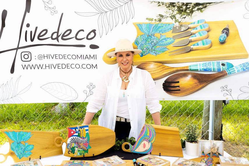 Ana María Reyes, artista gráfica y diseñadora de interiores.&nbsp;