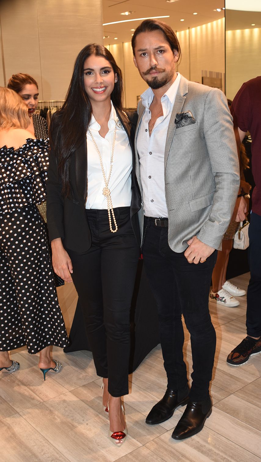 Liz Grimaldo y José Ramón Servín.