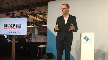 Christophe Deloire, secretario general de Reporteros Sin Fronteras.