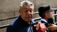 El presidente de la Asociación del Fútbol Argentino, Claudio Chiqui Tapia, habla con la prensa tras salir de la Corte Nacional de Crímenes Económicos en Buenos Aires, el 12 de marzo de 2026. El presidente de la Asociación del Fútbol Argentino, Claudio Chiqui Tapia, habla con la prensa tras salir de la Corte Nacional de Crímenes Económicos en Buenos Aires, el 12 de marzo de 2026.